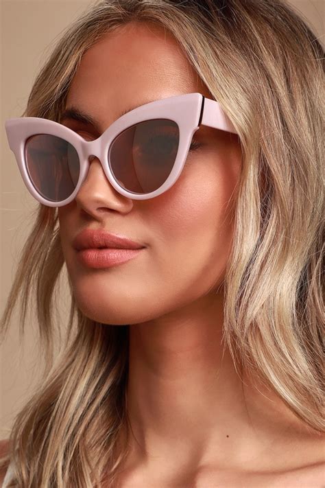 chic pink sunglasses black cat eye sunglasses pink sunnies lulus