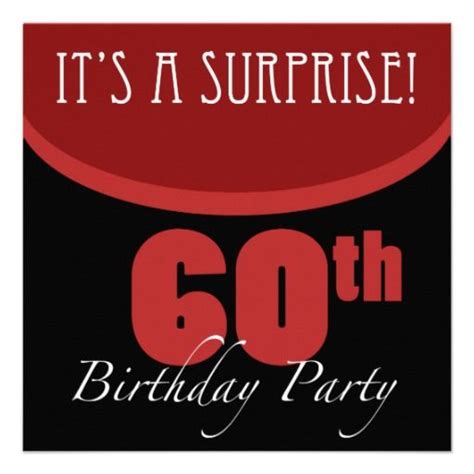 15 Best Surprise 60th Birthday Party Invitations Images On Pinterest