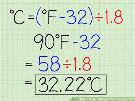 How To Convert Celsius °c To Fahrenheit °f 6 Steps