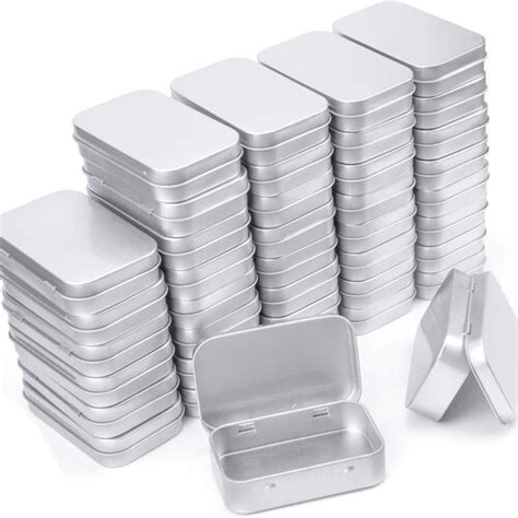 3 Pack Metal Tins Blank Altoid Tins Hinged Lid Tin Boxes Etsy