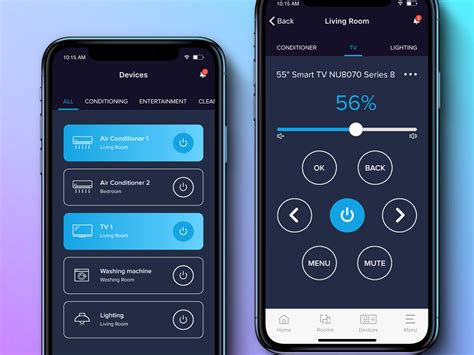 It can connect smoke detectors, doorbell cameras, smart thermostats, security this allows you to stay on top of your total energy consumption and usage. Samsung Smart Home Remote Control App by Ivan Karepov on ...