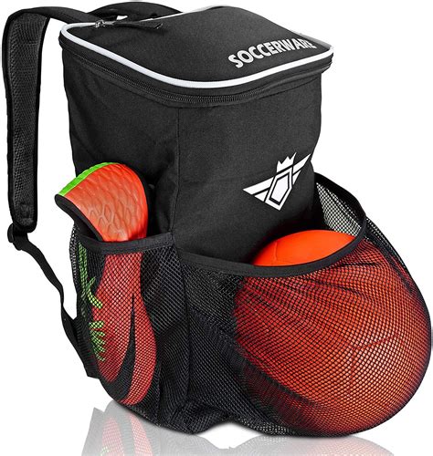 Soccer Backpack With Ball Holder Compartment For All Soccer Equipment