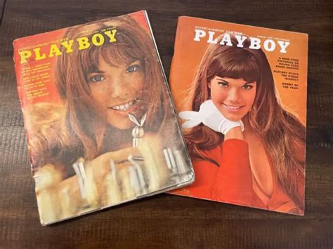 Playboy Mag Barbi Benton Lot Mar 1970 And May 1972 Deanna Baker Valerie
