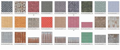 Roofing Textures Texture Cgtrader