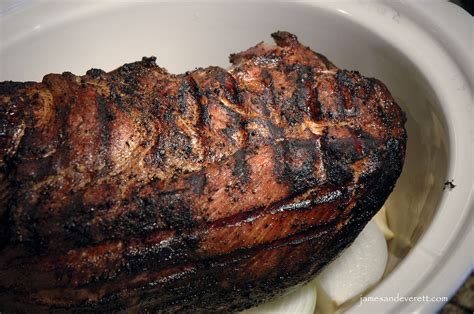 Falling off the bone tender, the roast should be. Cooking the Perfect Pork Shoulder Roast | James & Everett