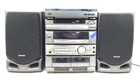 Lot Aiwa 5 Disc Receiver Digital Audio Stereo System