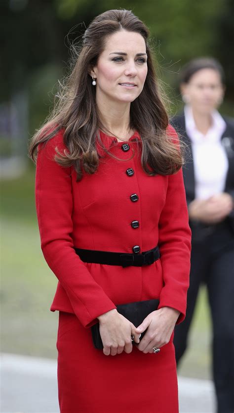 Kate Middleton Ends New Zealand Tour On Chic Note With Red Dress Heels