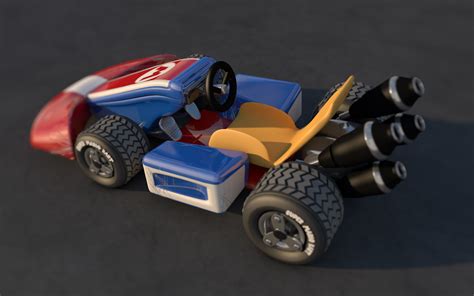3d Super Mario Kart Cinema 4d By Junnioor On Deviantart