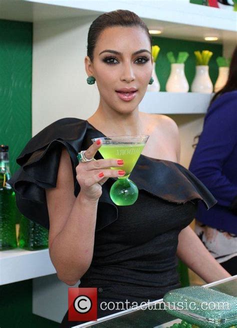 Kim Kardashian Kim Kardashian And Midori Melon Liqueur Launches The Midori Trunk Shows At