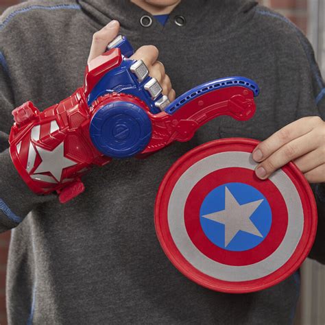 Nerf Power Moves Marvel Avengers Captain America Shield Sling Toys R