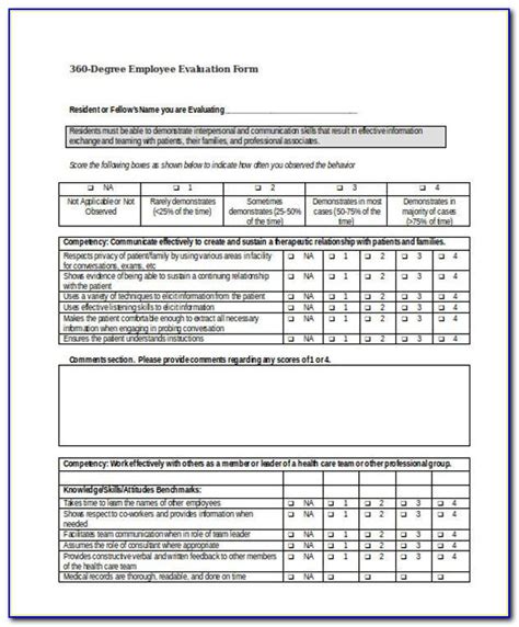 Degree Appraisal Template Hq Printable Documents