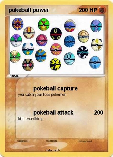 September 6, 2016 2 comments. Pokémon pokeball power 1 1 - pokeball capture - My Pokemon Card