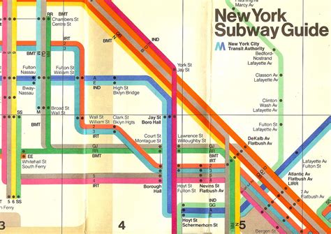 New York Subway Map 1970s In 1972 The Italian Designer Ma Flickr