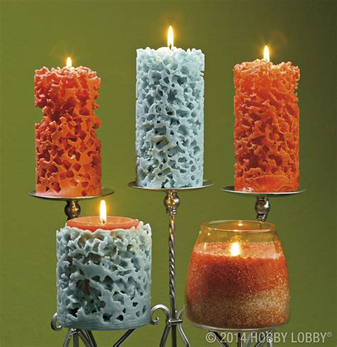 Magical And Mysterious These Unusual Pillar Candles Get Their Coral