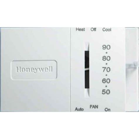 Honeywell Horizontal Non Programmable Thermostat With H Single Stage
