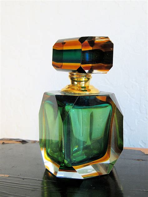 Vintage Perfume Bottle Murano Glass Italy