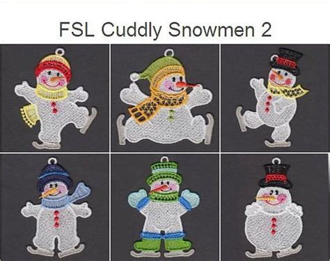 Fsl Snowflake Ornament Free Standing Lace Machine