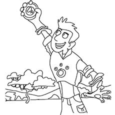 Wild Kratts Coloring Pages Free Printable Momjunction Cartoon Christmas