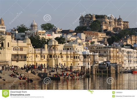 Mehrangarh fort, located in jodhpur, is one of the largest forts in india. Udaipur Fort and Ghats editorial stock image. Image of ...