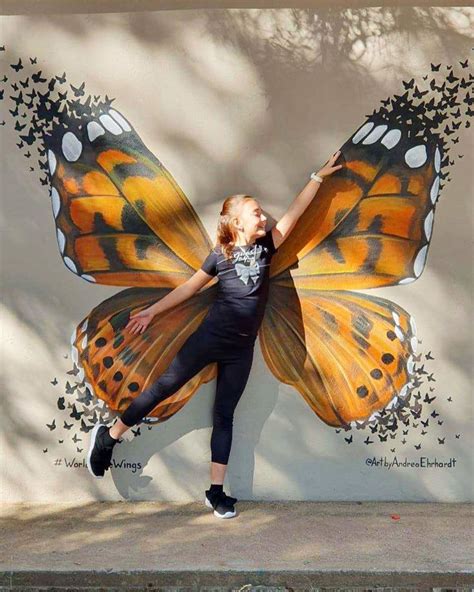 Butterfly Wings Mural By Art By Andrea Ehrhardt Seen At Laerskool