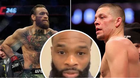 tyron woodley calls out conor mcgregor and nate diaz for ufc fight on saturday sportbible