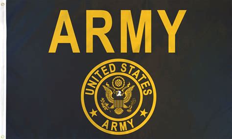 Us Army Gold Flag Military Flags Army Flags Army Gold
