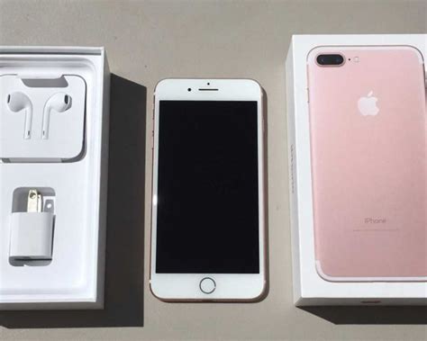 Apple Iphone 7 Plus 256gb Rose Gold Atandt In Box With All Mobile Phones