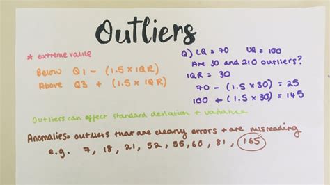 Outliers Edexcel A Level Maths Youtube