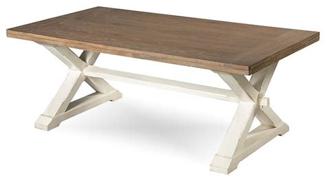 There are 2149 coastal coffee table for sale on. Coastal Oak Cocktail Table, White - Beach Style - Coffee ...