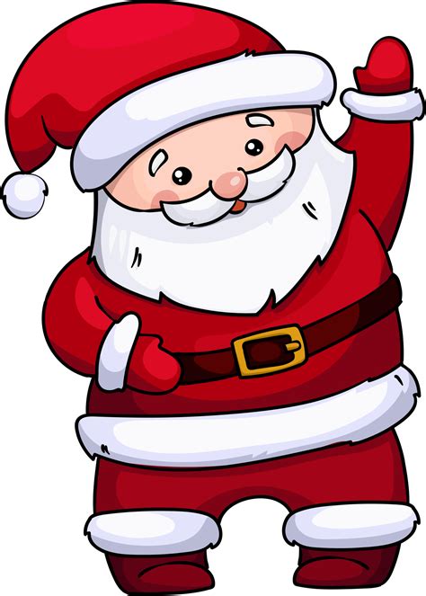 Funny Cartoon Character Of Christmas Santa Claus 12224867 Png