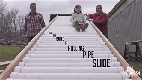 How To Build A Rolling Pipe Slide Youtube
