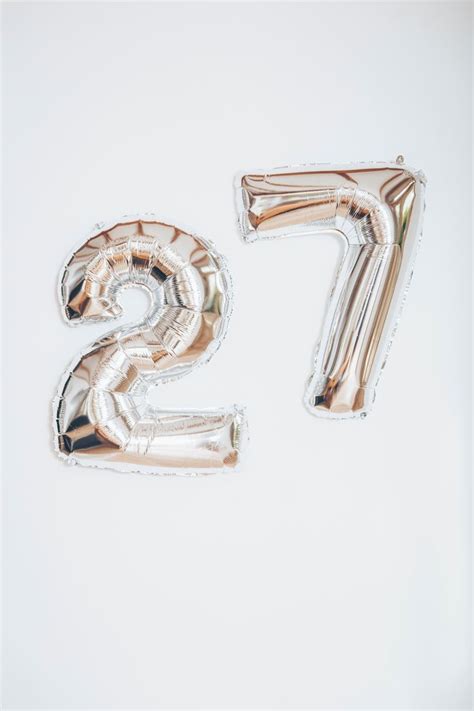 16 Mylar Number Balloon 3 Colors Birthday Party Etsy 27 Birthday