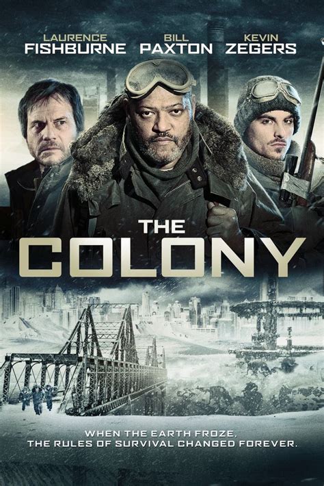 The Colony Movie Poster Laurence Fishburne Bill Paxton Kevin Zegers