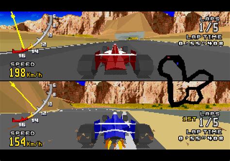 Virtua Racing Deluxe 32x 117 The King Of Grabs