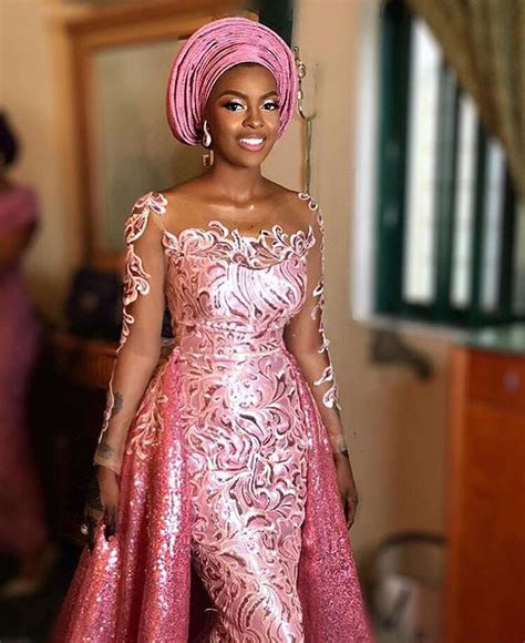 Pin By Stephanie Fatiede On Maputa Latest African Fashion Dresses Lace Dress Styles Nigerian