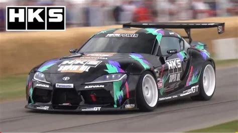 Hp Jz Toyota Gr Supra Rocket Bunny Drifting By Hks Goodwood Fos Turbo And Stance