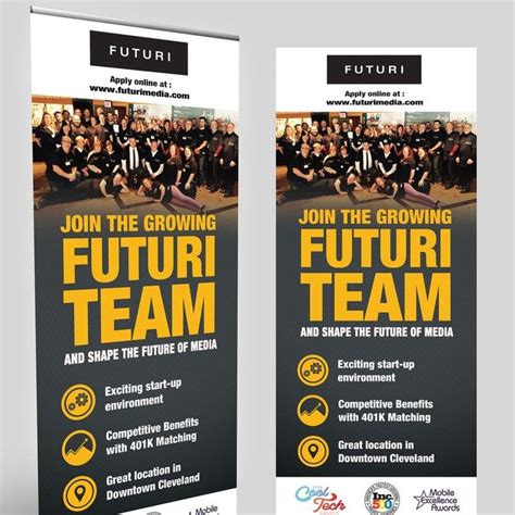 Easy Project Create Stand Up Banner For College Recruitment Fair By