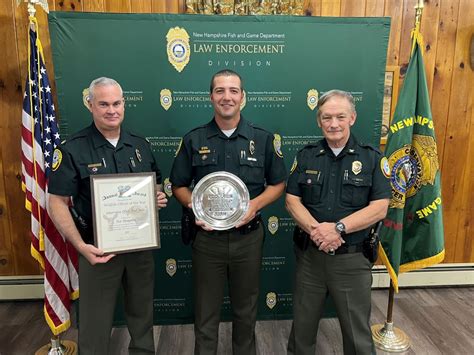 New Hampshire Fish And Game Department Conservation Officers Honored