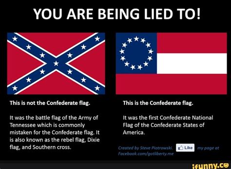 You Are Being Lied To This Is Not The Confederate Flag It Was The