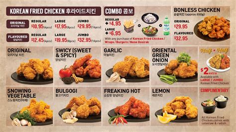 Online menu of chicken plus restaurant, garden grove. Nene Chicken Menu, Menu for Nene Chicken, Box Hill ...