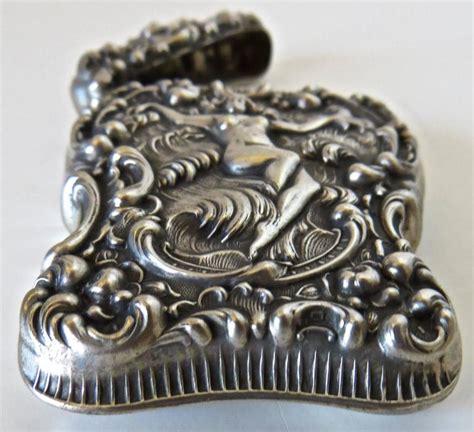 Art Nouveau Nude Sterling Silver Match Safe Circa 1890s At 1stdibs