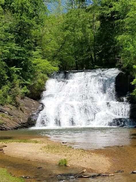 Cane Creek Falls At Camp Grissom In Dahlonega Dahlonega Georgia