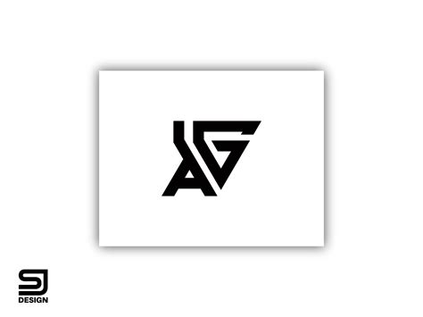 Ag Logo Design Ag Monogram By Sujoy On Dribbble