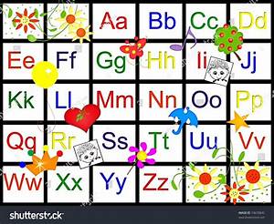 Alphabet Chart Stock Illustration 74678845 Shutterstock