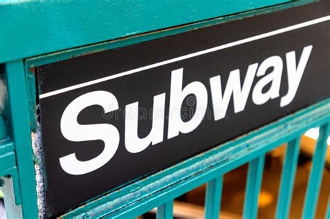 New York City Subway Sign Stock Image Image Of Outdoor 254803327