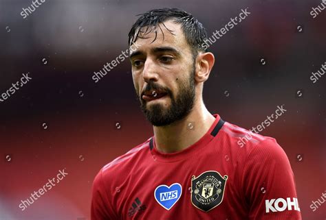 Bruno Fernandes Manchester United During English Editorial Stock Photo
