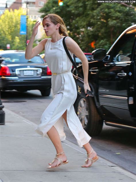 New York Emma Watson Candids Posing Hot Celebrity Beautiful High