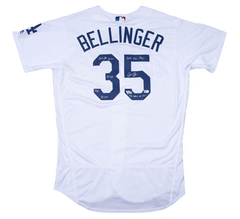 Lot Detail - Cody Bellinger Signed Multi Stat Inscription Los Angeles 