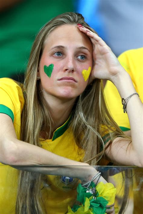 world cup fans at brazil vs germany match pictures popsugar celebrity