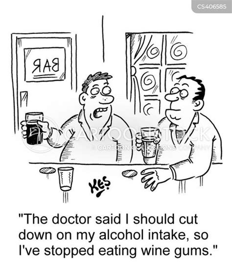 Alcohol Intake Cartoons And Comics Funny Pictures From CartoonStock